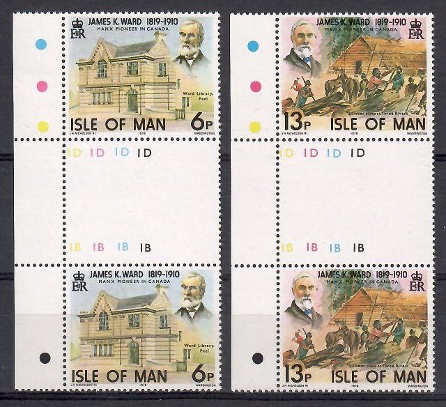Znaczek Wyspa Man 1978 Mi 129-130 Czyste **