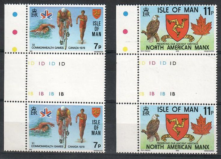 Znaczek Wyspa Man 1978 Mi 131-132 Czyste **