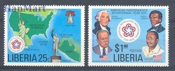 Znaczek Liberia 1976 Mi 1013-1014 Czyste **