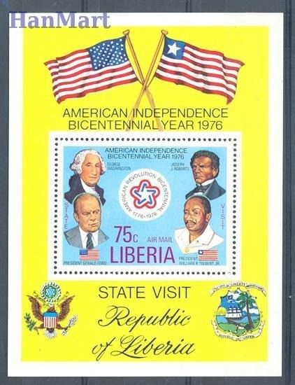 Znaczek Liberia 1976 Mi bl 83 Czyste **
