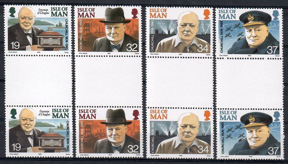 Znaczek Wyspa Man 1990 Mi 438-441 Czyste **