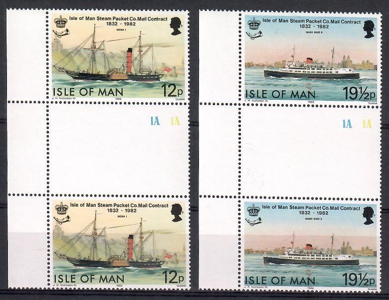 Znaczek Wyspa Man 1982 Mi 215-216 Czyste **