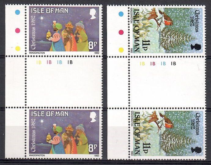 Znaczek Wyspa Man 1982 Mi 217-218 Czyste **