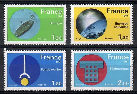 Znaczek Francja 1981 Mi 2252-2255 Czyste **