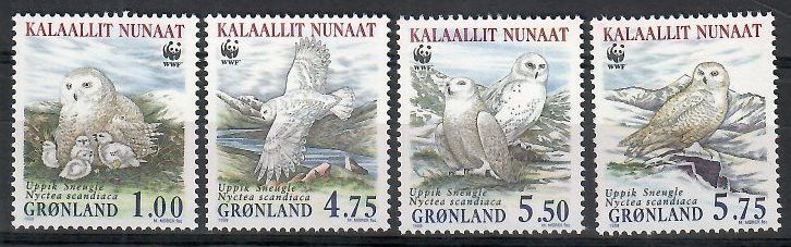 Znaczek Grenlandia 1999 Mi 331-334x Czyste **