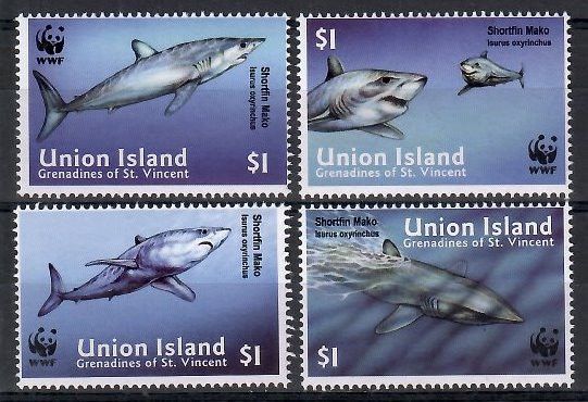 Znaczek Union Islands 2002 Mi 269-272 Czyste **