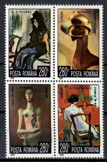Znaczek Rumunia 1993 Mi 4891-4894 Czyste **