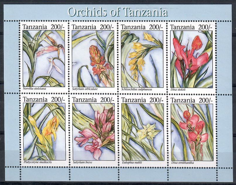 Znaczek Tanzania 1994 Mi ark 1862-1869 Czyste **