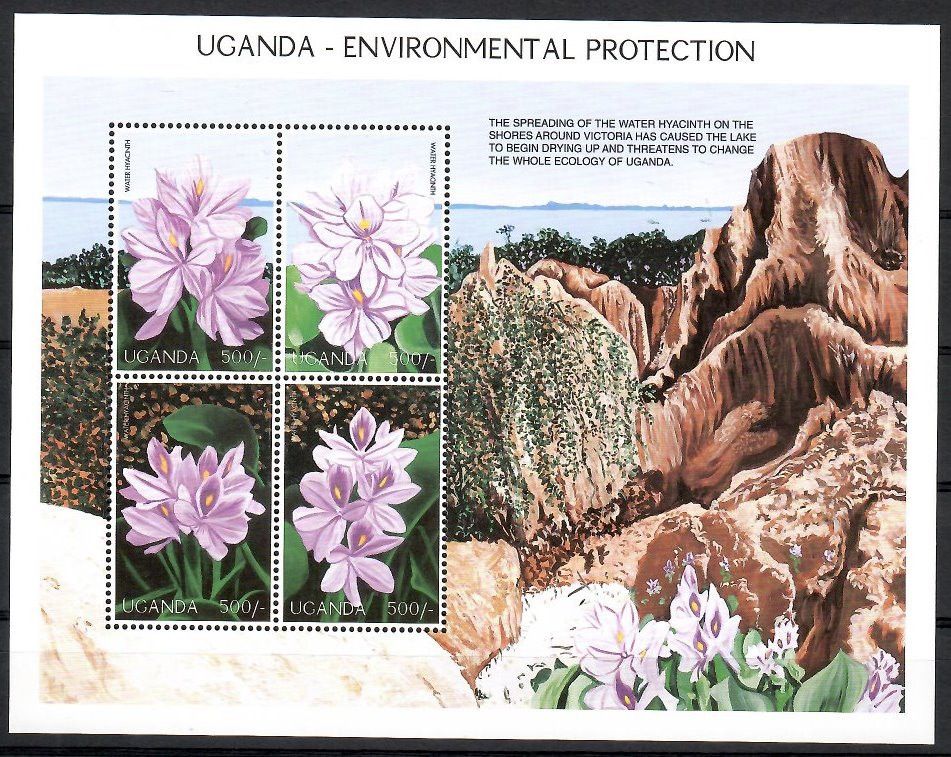 Znaczek Uganda 1997 Mi ark 1877-1880 Czyste **
