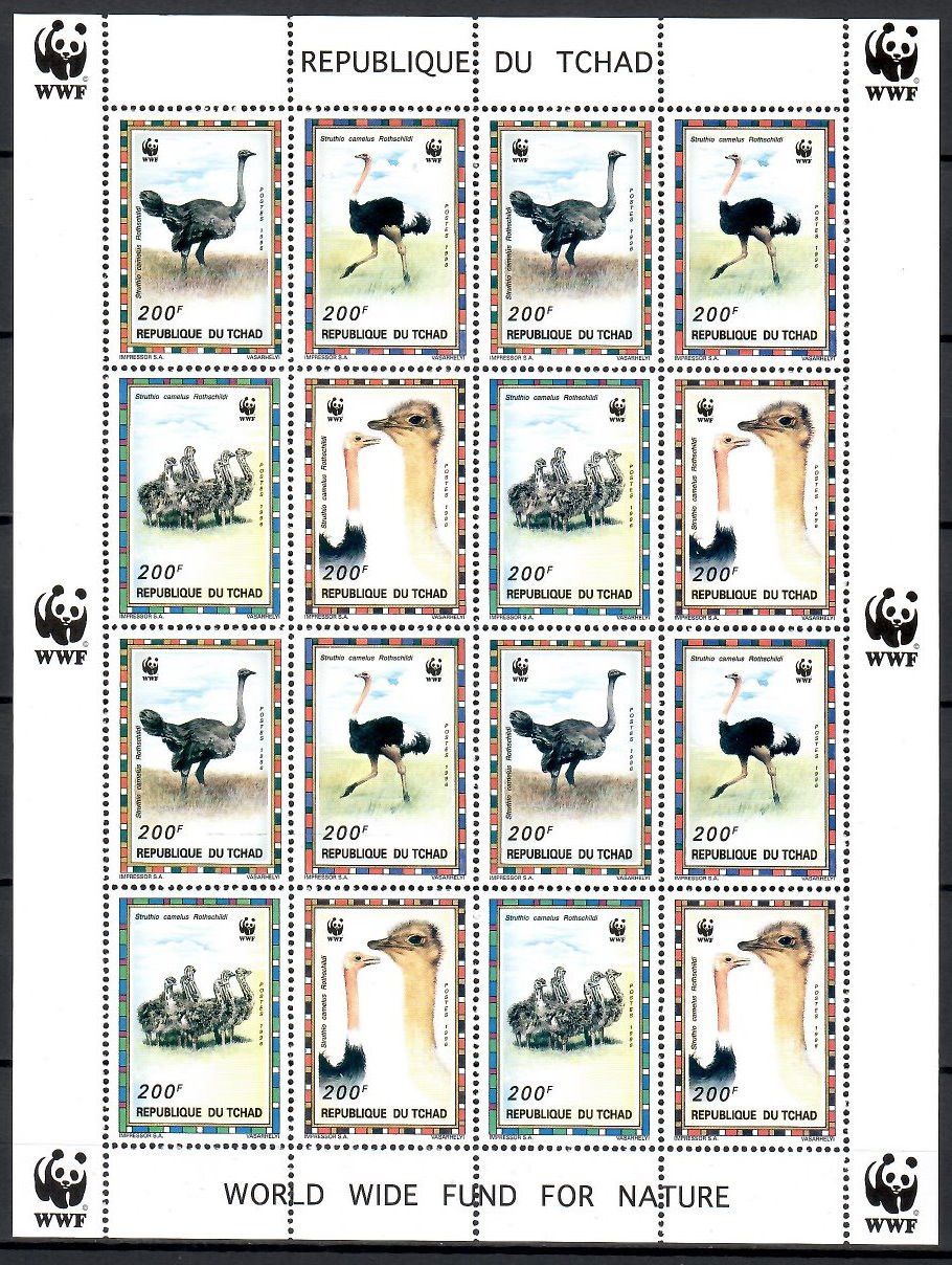 Znaczek Czad 1996 Mi ark 1370-1373 Czyste **