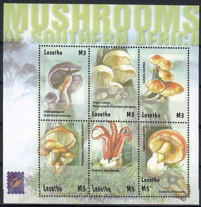 Znaczek Lesotho 2001 Mi ark 1768-1773 Czyste **