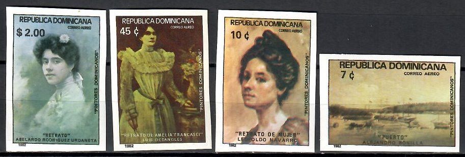 Znaczek Dominikana 1982 Mi 1360-1363B Czyste **