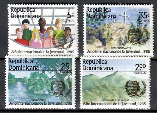 Znaczek Dominikana 1985 Mi 1463-1466 Czyste **