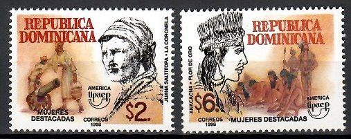Znaczek Dominikana 1998 Mi 1904-1905 Czyste **
