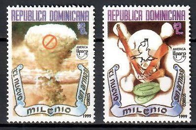 Znaczek Dominikana 1999 Mi 1976-1977 Czyste **