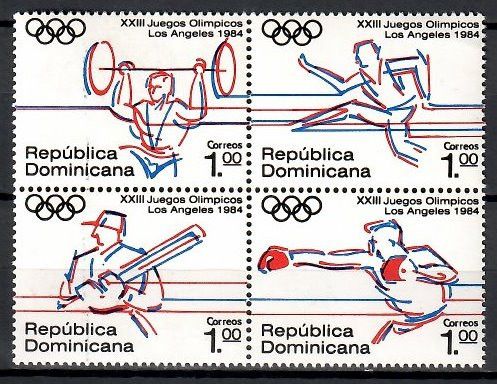Znaczek Dominikana 1984 Mi 1427-1430 Czyste **