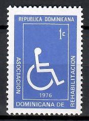 Znaczek Dominikana 1976 Mi zwa 66 Czyste **