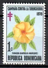 Znaczek Dominikana 1979 Mi zwa 75 Czyste **
