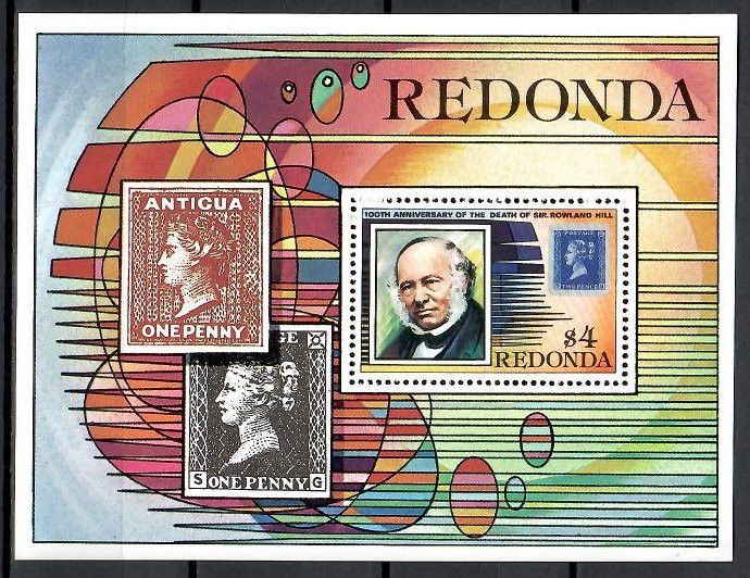 Znaczek Redonda 1979 Mi bl 3 Czyste **