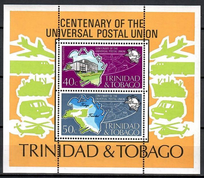 Znaczek Trynidad i Tobago 1974 Mi bl 12 Czyste **