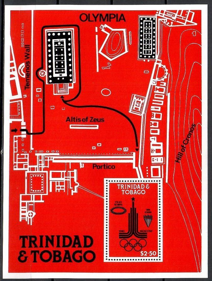 Znaczek Trynidad i Tobago 1980 Mi bl 31 Czyste **