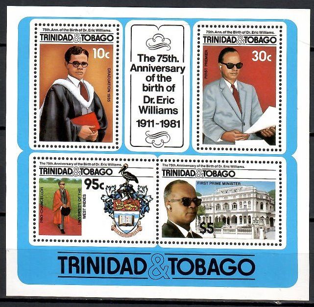 Znaczek Trynidad i Tobago 1986 Mi bl 40 Czyste **