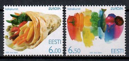 Znaczek Estonia 2005 Mi 515-516 Czyste **