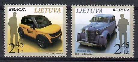 Znaczek Litwa 2013 Mi 1131-1132 Czyste **
