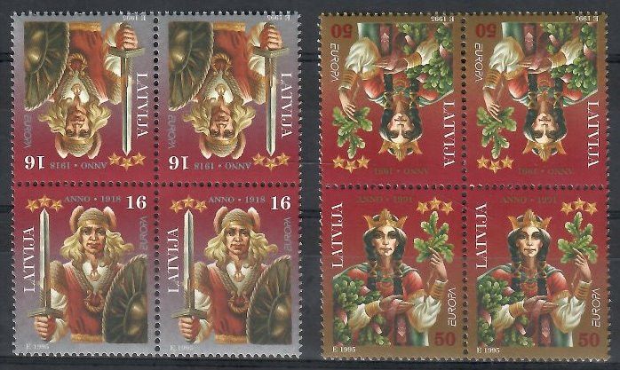 Znaczek Łotwa 1995 Mi 414-415 Czyste **