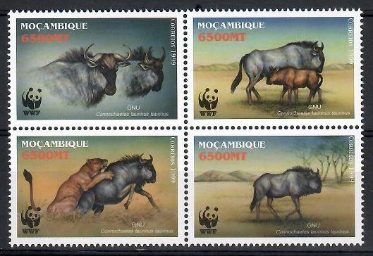 Znaczek Mozambik 2000 Mi 1757-1760 Czyste **