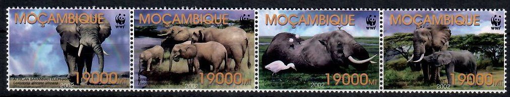 Znaczek Mozambik 2002 Mi 2393-2396 Czyste **