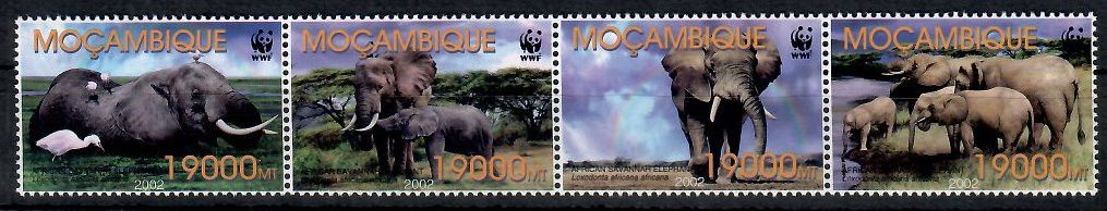 Znaczek Mozambik 2002 Mi 2393-2396 Czyste **