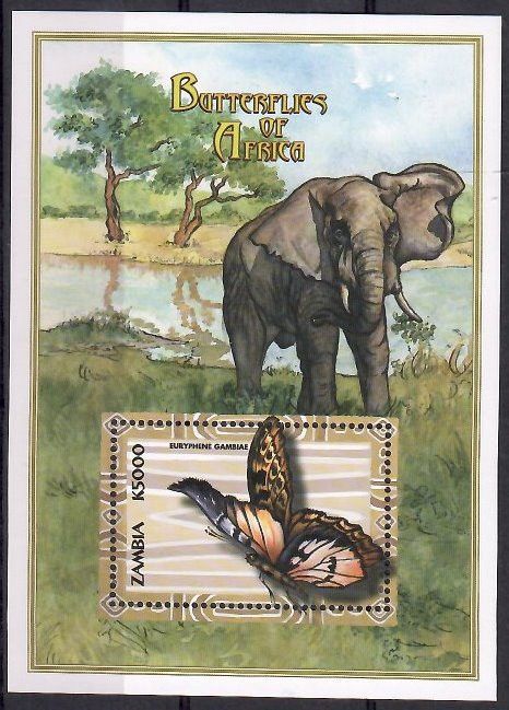 Znaczek Zambia 2000 Mi bl 68 Czyste **