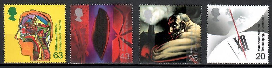 Znaczek Wielka Brytania 1999 Mi 1777-1780C Czyste **