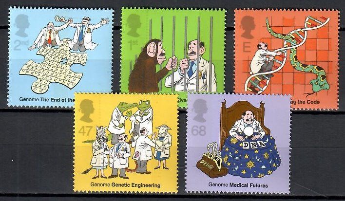 Znaczek Wielka Brytania 2003 Mi 2086-2090 Czyste **