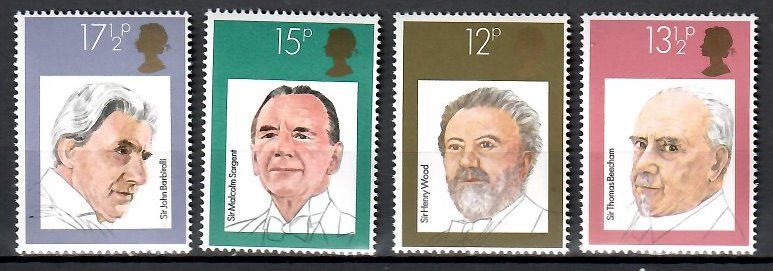 Znaczek Wielka Brytania 1980 Mi 846-849 Czyste **