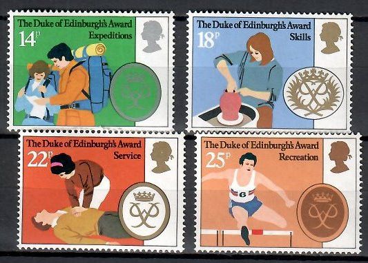 Znaczek Wielka Brytania 1981 Mi 886-889 Czyste **