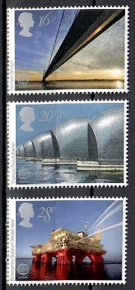 Znaczek Wielka Brytania 1983 Mi 953-955 Czyste **