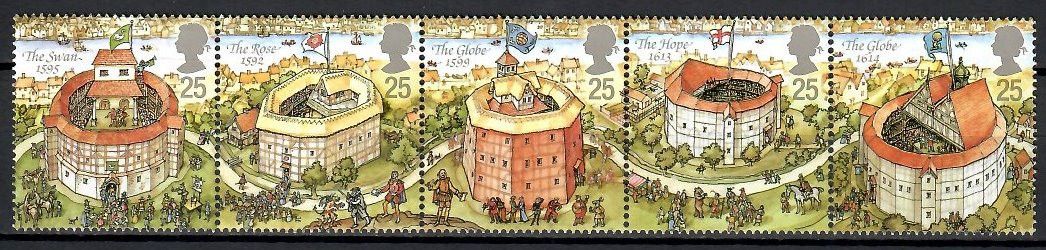 Znaczek Wielka Brytania 1995 Mi 1580-1584 Czyste **