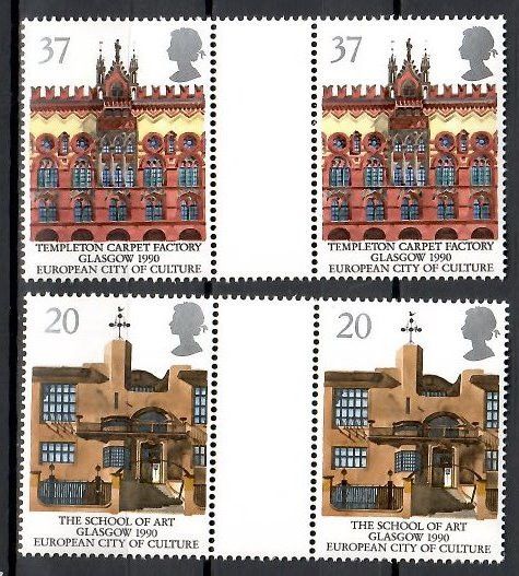 Znaczek Wielka Brytania 1990 Mi 1263-1264 Czyste **