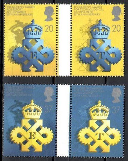 Znaczek Wielka Brytania 1990 Mi 1266-1269 Czyste **