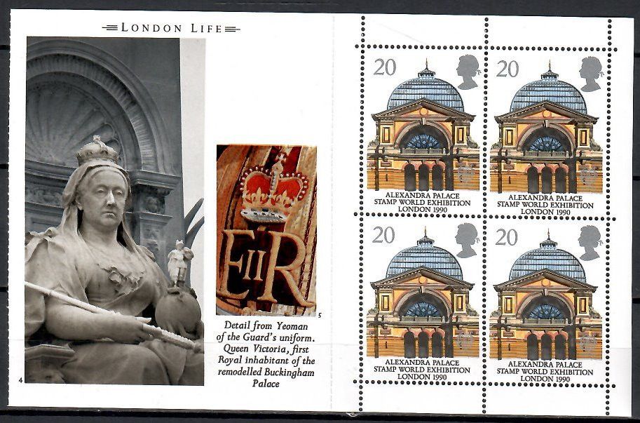 Znaczek Wielka Brytania 1990 Mi h-blatt 1261 Czyste **