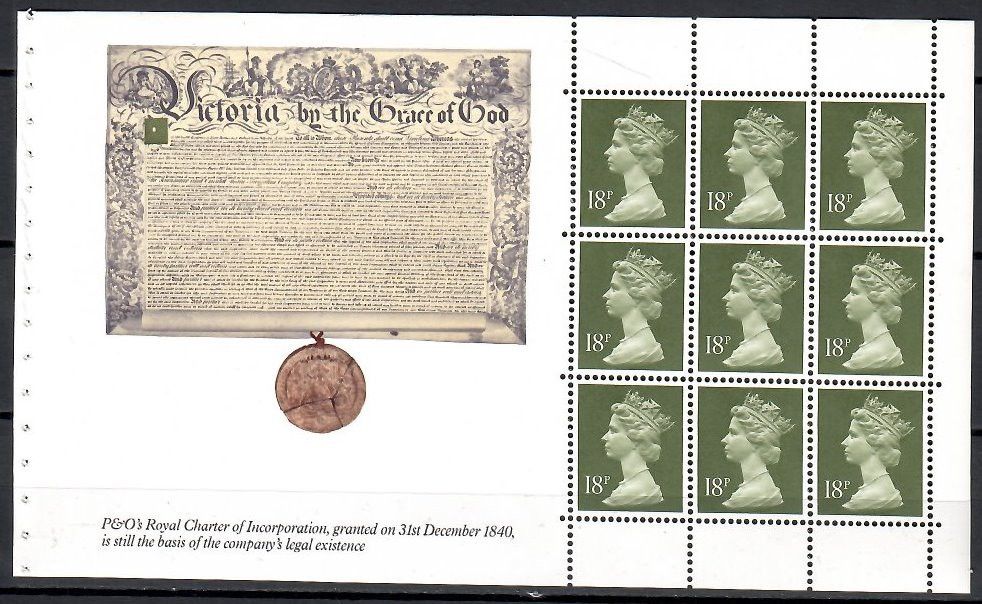 Znaczek Wielka Brytania 1987 Mi h-blatt 138 Czyste **