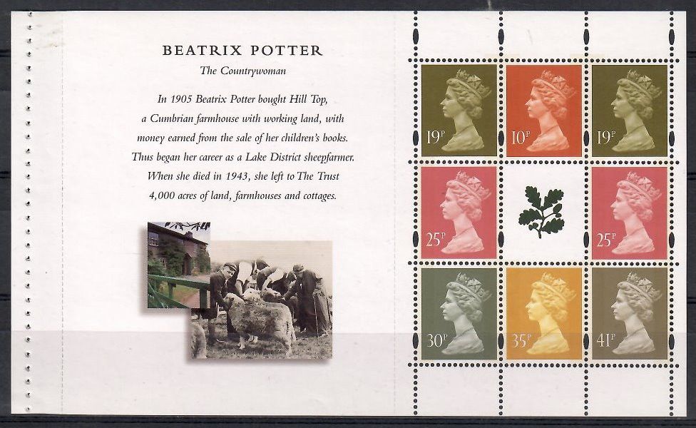 Znaczek Wielka Brytania 1995 Mi h-blatt 185 Czyste **