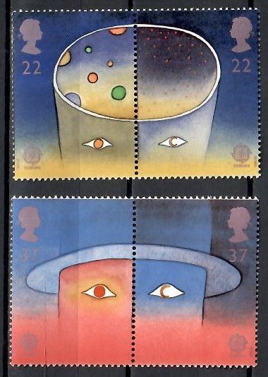Wielka Brytania 1991 Mi 1337-1340 Czyste **