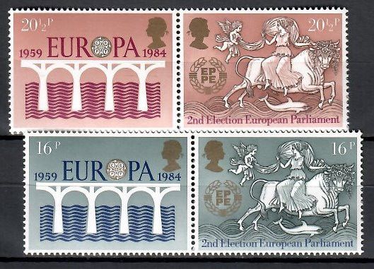 Znaczek Wielka Brytania 1984 Mi 988-991 Czyste **