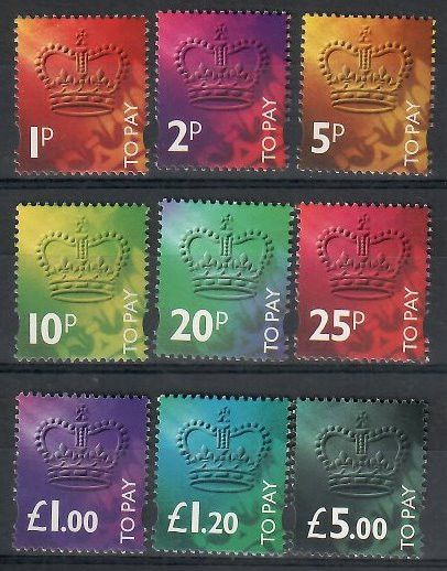 Znaczek Wielka Brytania 1994 Mi por 101-109 Czyste **