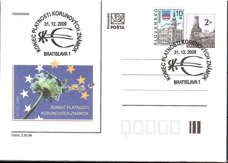 Znaczek Słowacja 2002 Mi Cp 423 Całostka pocztowa
