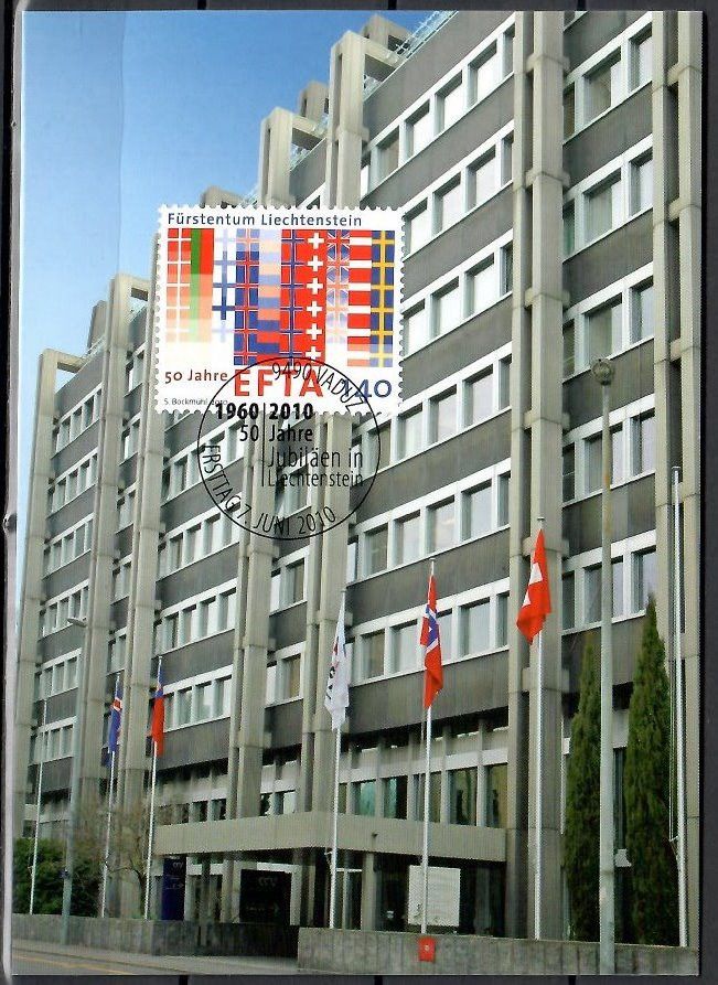 Znaczek Liechtenstein 2010 Mi 1561 Karta Max