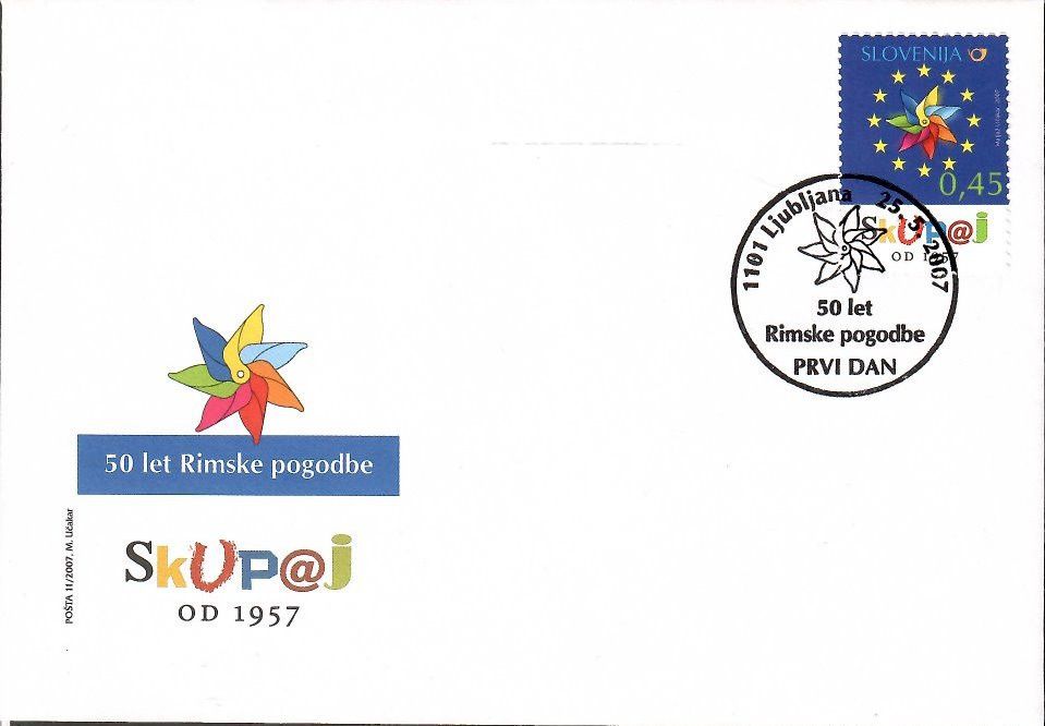 Znaczek Słowenia 2007 Mi 647 FDC